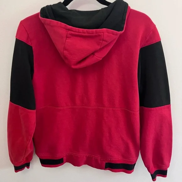 Y2K Ecko Unlimited Mens Hoodie in Red and Black - Picture 2 of 7